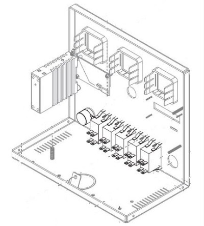 Titan 0138457A Display weldment with label